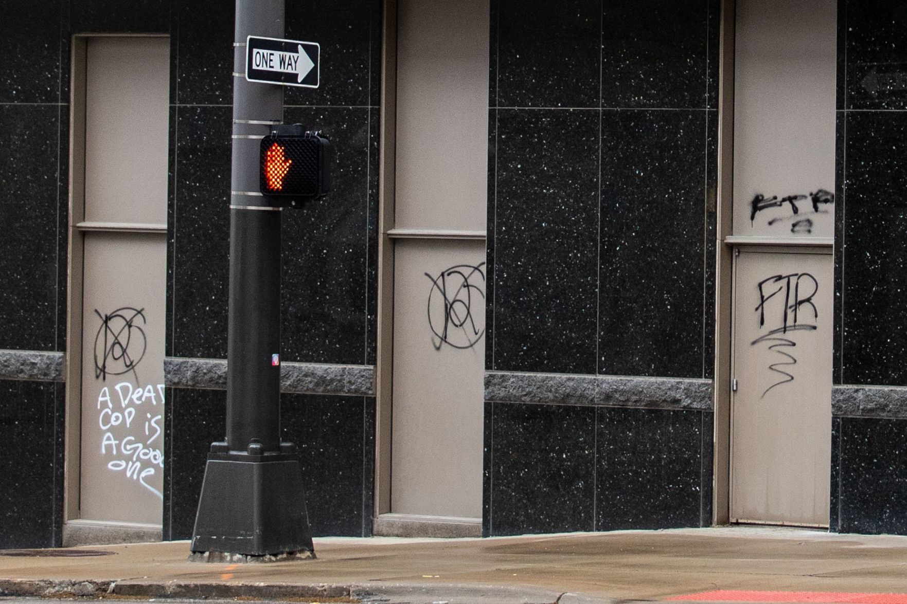 Protest Damage